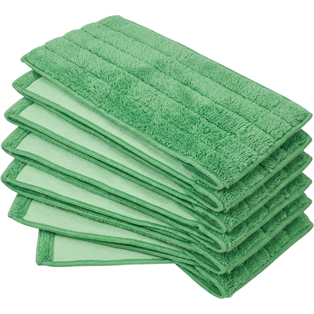 Zovn Microfiber Mop Pad Refills Green 6 Pack