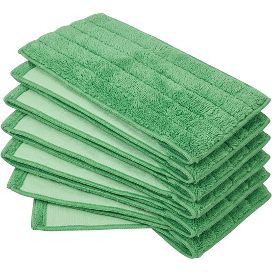Zovn Microfiber Mop Pad Refills Green 6 Pack