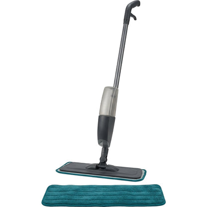 Zovn Mistline Refillable Spray Flat Mop 49 in Charcoal with 2 Pads - Product view